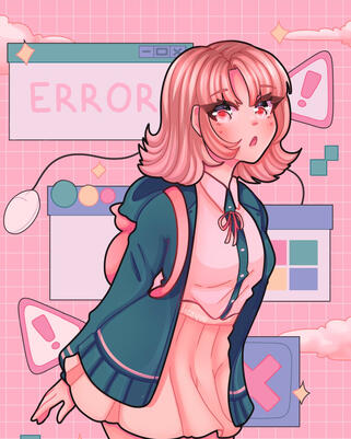 &quot;ERROR&quot; (2022) Digital Illustration. Fan Art.