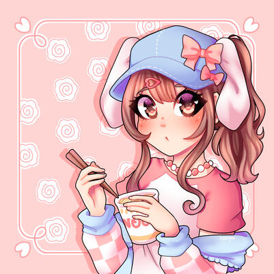 "Lunch Break" (2023) Digital Illustration. Contest Entry.